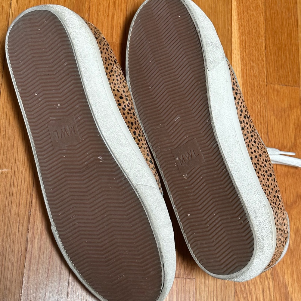 MWL sidewalk low top sneakers in spotted calf hair - Picture 6 of 7
